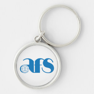 AFS-Logo 1976 Premium Runder Schlüsselanhänger, 1, Schlüsselanhänger