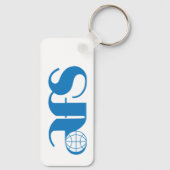 AFS Rechteckiger Schlüsselanhänger (Rückseite)