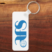 AFS Rechteckiger Schlüsselanhänger (Rückseite)