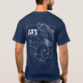 AFS White Comic Sans Logo T - Shirt (Rückseite)