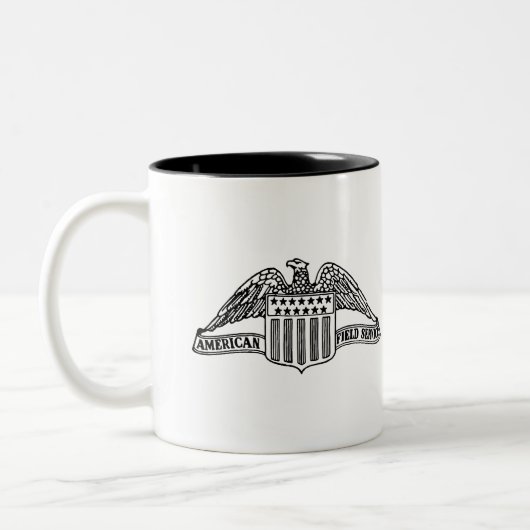 AFS Zwei-Tonen-Tasse Zweifarbige Tasse (Links)