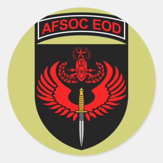 AFSOC EOD Aufkleber (Vorderseite)