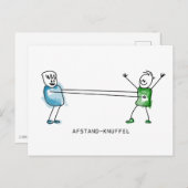 AfStand-Knuffel Postkarte (Vorne/Hinten)
