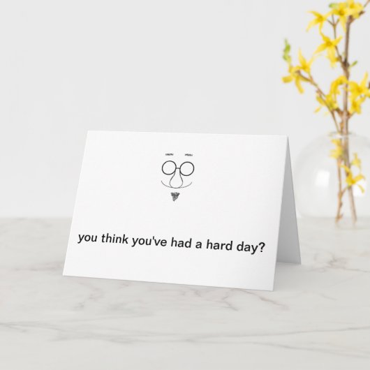 After Day Karte (Gelbe Blume)