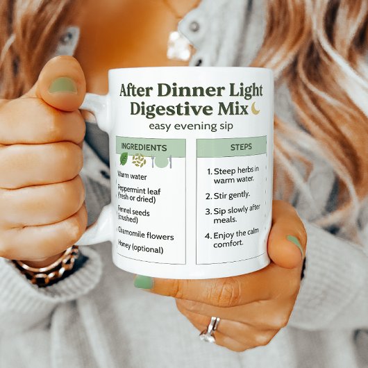 After Dinner Nighttime Tea Ritual Kaffeetasse