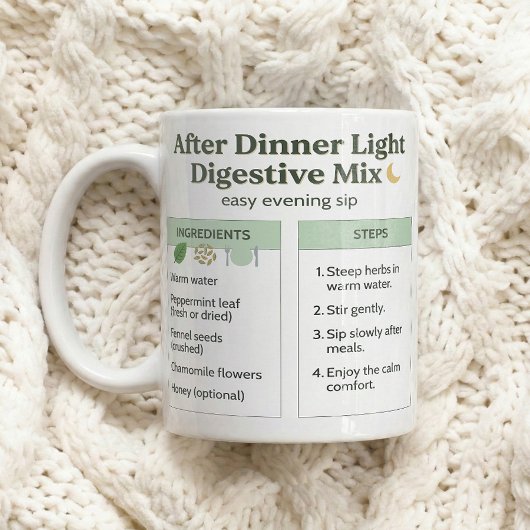 After Dinner Nighttime Tea Ritual Kaffeetasse