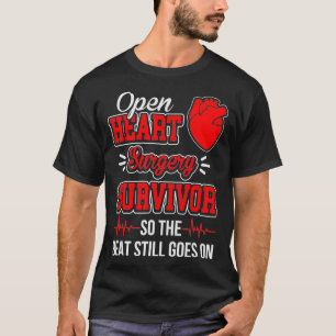 After - Heart Operation Survivor Beat geht auf Gag T-Shirt