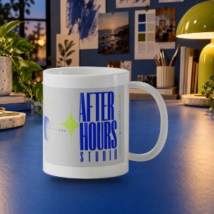 After Hours Studio Grafik-Typografie-Tasse Kaffeetasse