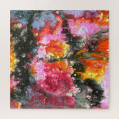 "After Rain Sunset Window", abstract, expression Puzzle (Horizontal)