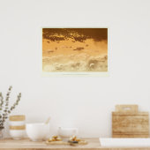 After sunset, as seen from the balloon. poster (Küche)