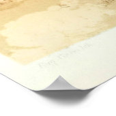 After sunset, as seen from the balloon. poster (Ecke)