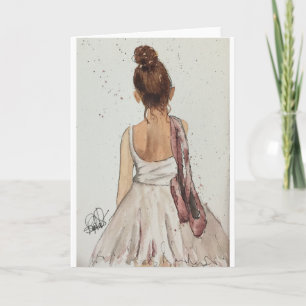 After the Dance Watercolor Note Cards Karte