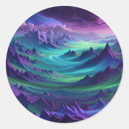 After The Storm, Color Remains -  Runder Aufkleber