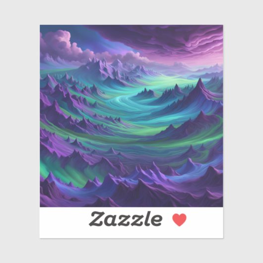 After The Storm: Color Remains - Square Vinyl Aufkleber (Blatt)