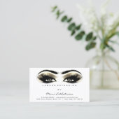 Aftercare Instructions Lash Champaigne White Gold Visitenkarte (Stehend Vorderseite)