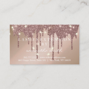 Aftercare Instructions Lash Gold Tropfens Spark Visitenkarte