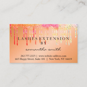 Aftercare Instructions Lash Gold Tropfens Spark Visitenkarte