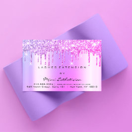 Aftercare Instructions Lashes Pink Tropfens Spark Visitenkarte
