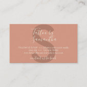 Aftercare Instructions Tattoo Body Art Visitenkarte (Vorderseite)