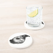 Afterglow Dot Sip — Terrier Getränkeuntersetzer (Seite)