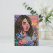 "Afterglow" postcard Feiertagspostkarte (Stehend Vorderseite)