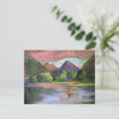 'Afterglow, Tautira River, Tahiti' - John LaFarge Postkarte (Stehend Vorderseite)