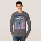 Afterlife Disco – Groovy Skeleton Dance in Pastel  T-Shirt (Vorne ganz)