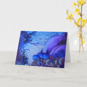 Afterlight Grußkarte Karte (Gelbe Blume)