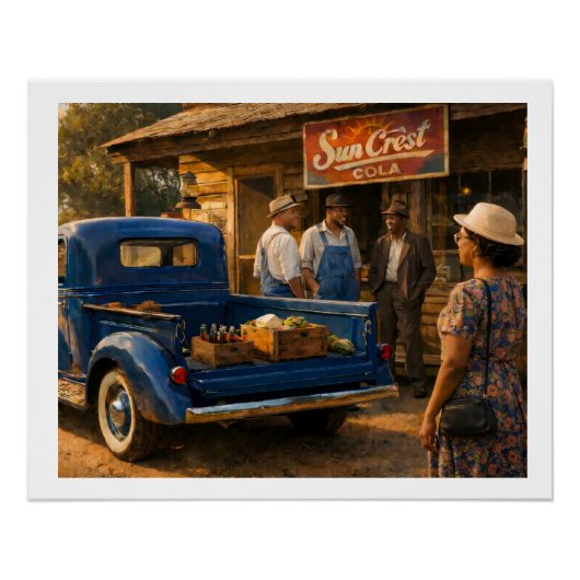 Afternoon at the Old Country Store Poster (Vorderseite)