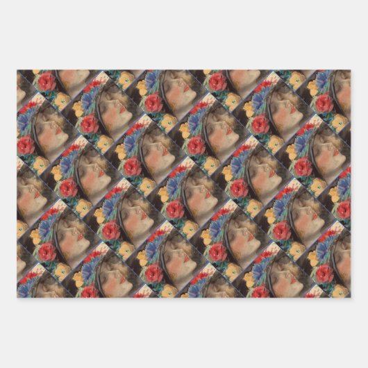 Afternoon Tea - Harrison Fisher Geschenkpapier Set (Vorderseite)