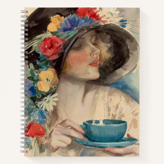 Afternoon Tea - Harrison Fisher Notizblock (Vorderseite)