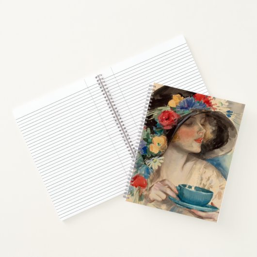 Afternoon Tea - Harrison Fisher Notizblock (Innenseite)