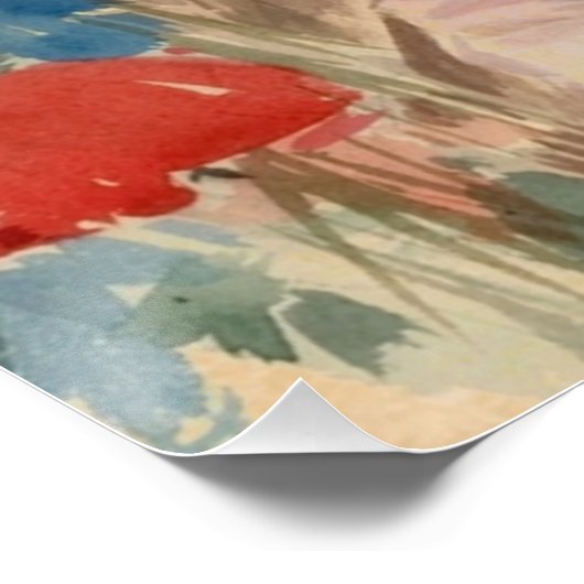 Afternoon Tea - Harrison Fisher Poster (Ecke)