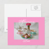 Afternoon Tea Postcard Postkarte (Vorne/Hinten)