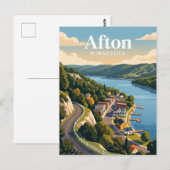 Afton USA Postkarte (Vorne/Hinten)