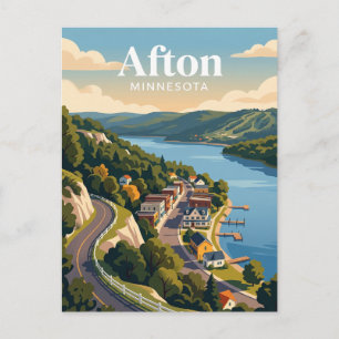 Afton USA Postkarte