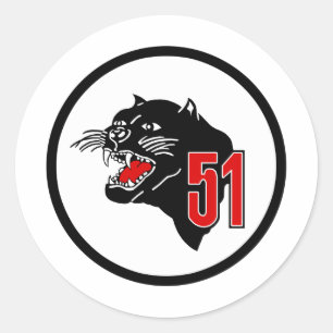 AG 51 Immelmann Runder Aufkleber