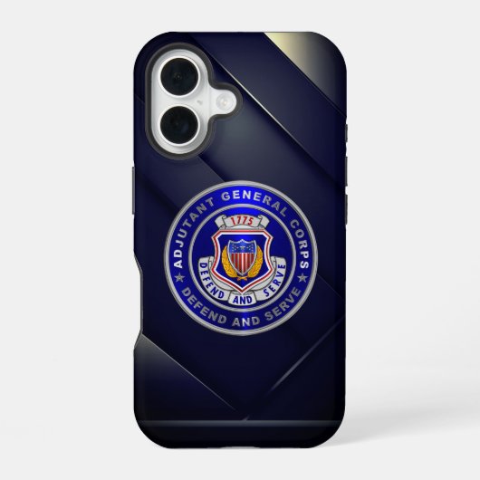 AG Adjutant General Corps iPhone 16 Hülle (Rückseite)