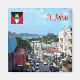 AG - Antigua und Barbuda - Saint Johns Street Magnet