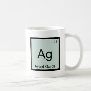 AG - Avantgarde-Chemie-Element-Symbol-T - Shirt Kaffeetasse