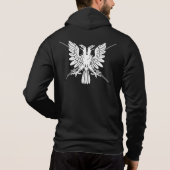 AG - Doppel-Adler-Zip-Hoodie Hoodie (Rückseite)