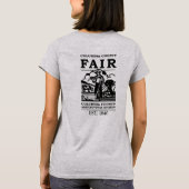 Ag Gesellschaft Damen Graues T-Shirt (Rückseite)