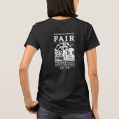 Ag Gesellschaft Damen Schwarz T-Shirt (Rückseite)