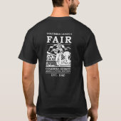 Ag Gesellschaft Herren Schwarz T-Shirt (Rückseite)