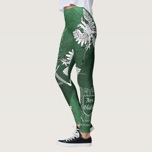 AG "Graffiti" Grüne Leggings (Links)