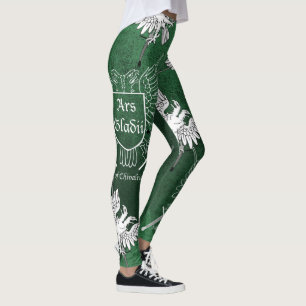 AG "Graffiti" Grüne Leggings
