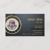 AG-Korps-Regimentsinsignien [3D] Visitenkarte (Rückseite)