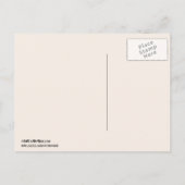 AG - NYC Skyline Etched 01 Save the Date Ankündigungspostkarte (Rückseite)