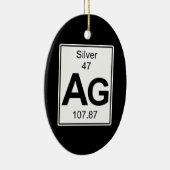 AG - Silber Keramikornament (Rechts)