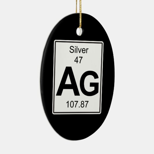 AG - Silber Keramikornament (Rechts)